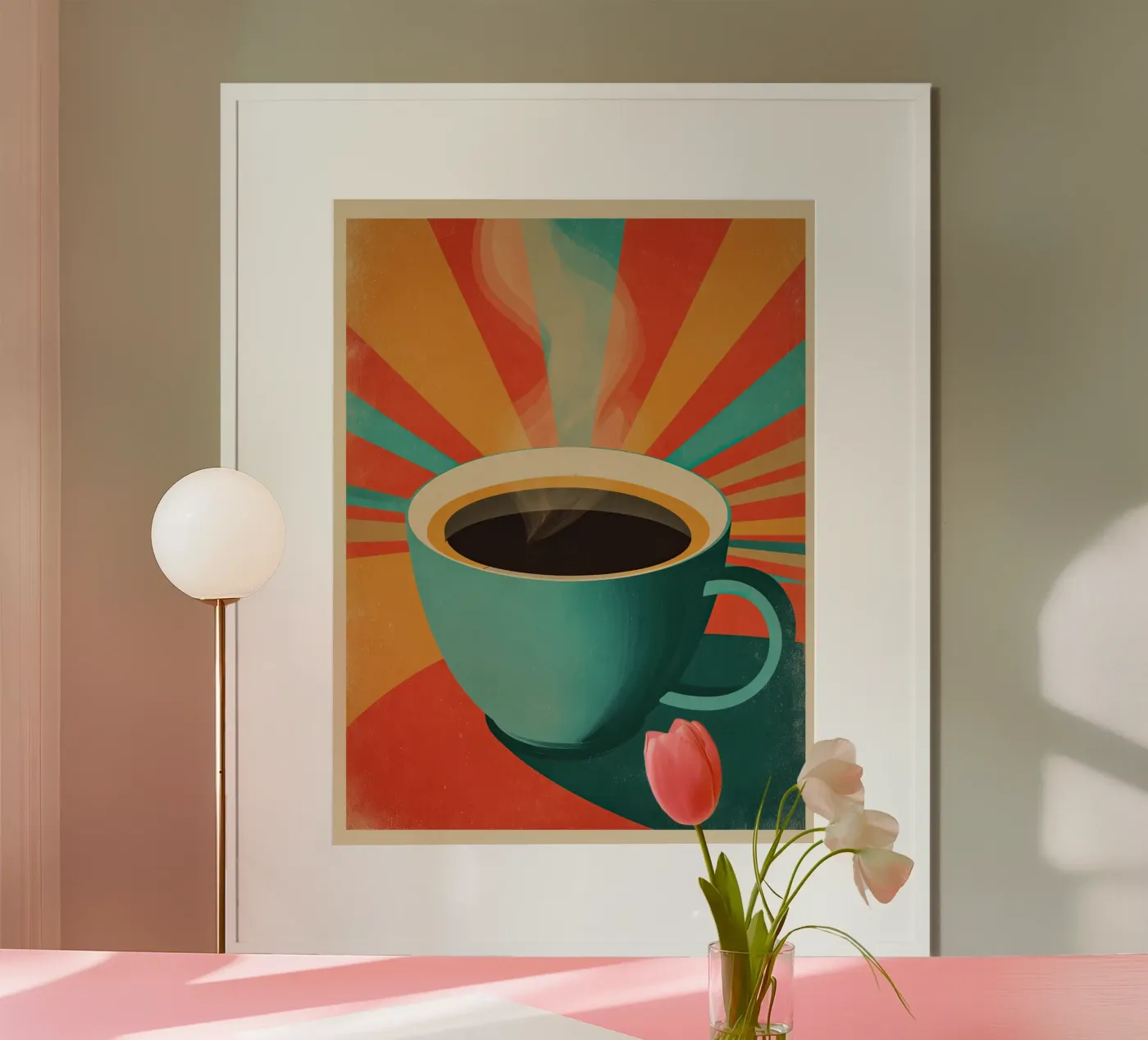 Coffee Cup poster by Hugo