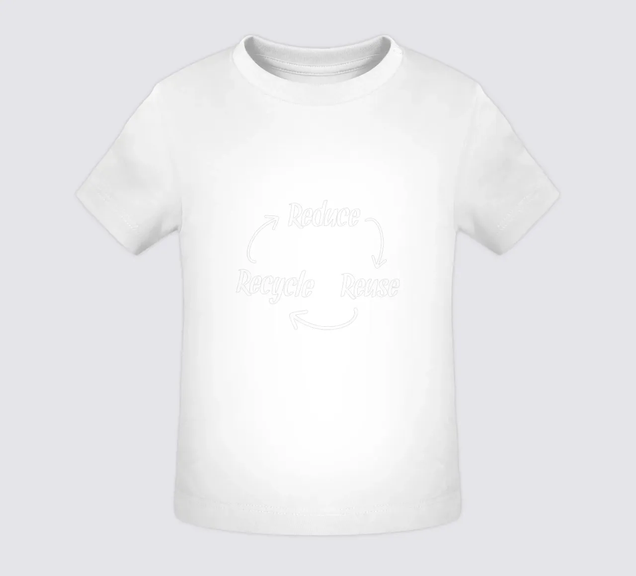Reduce reuse recycle t-shirt pour bébé de greencitiesmovement