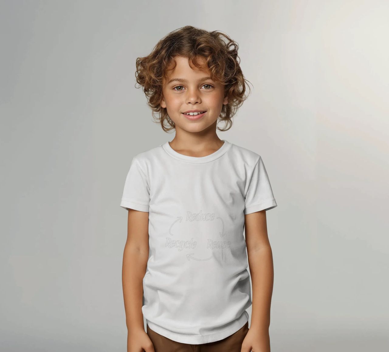 Reduce reuse recycle t-shirt bambini da greencitiesmovement
