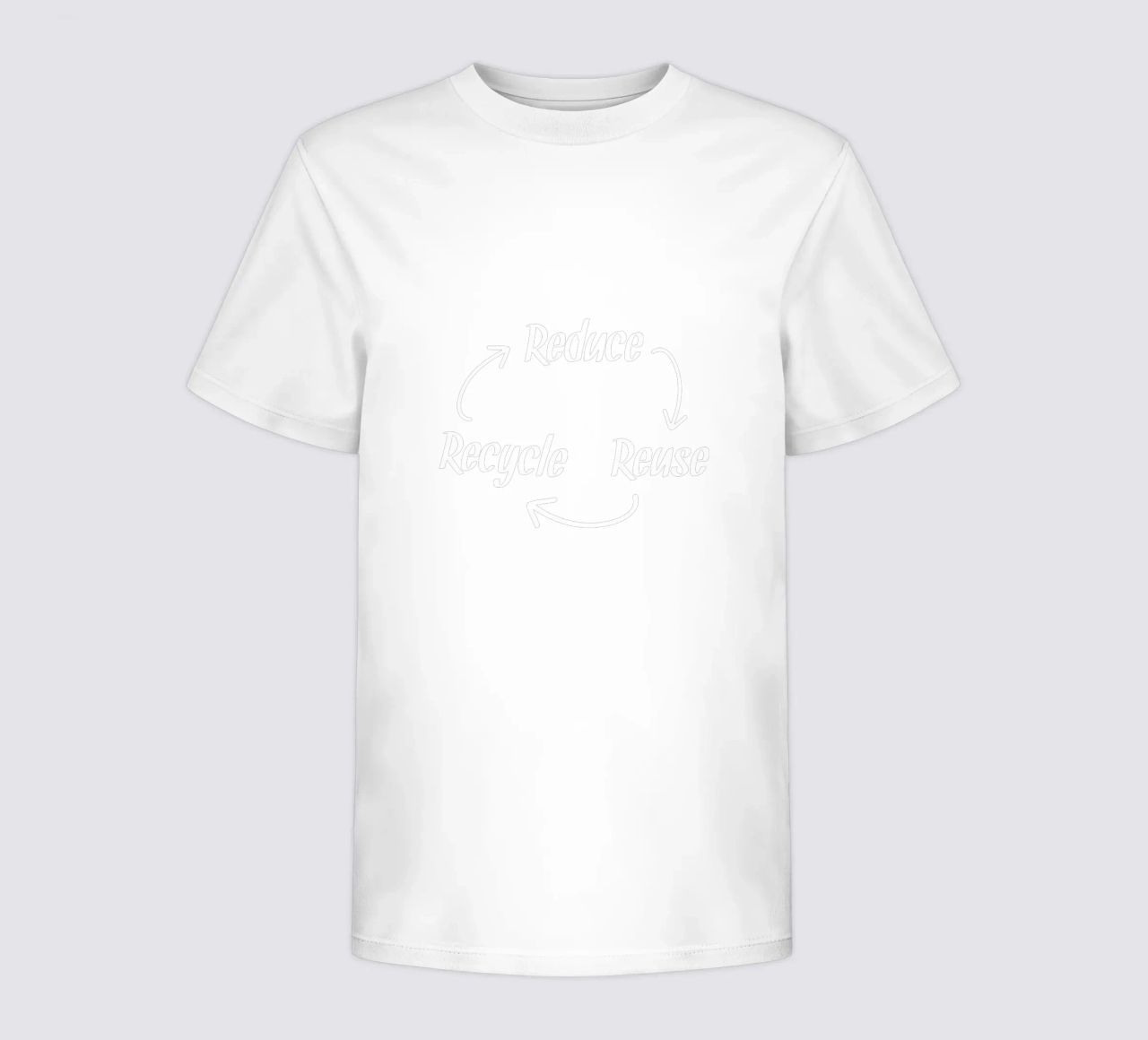 Reduce reuse recycle t-shirt bambini da greencitiesmovement