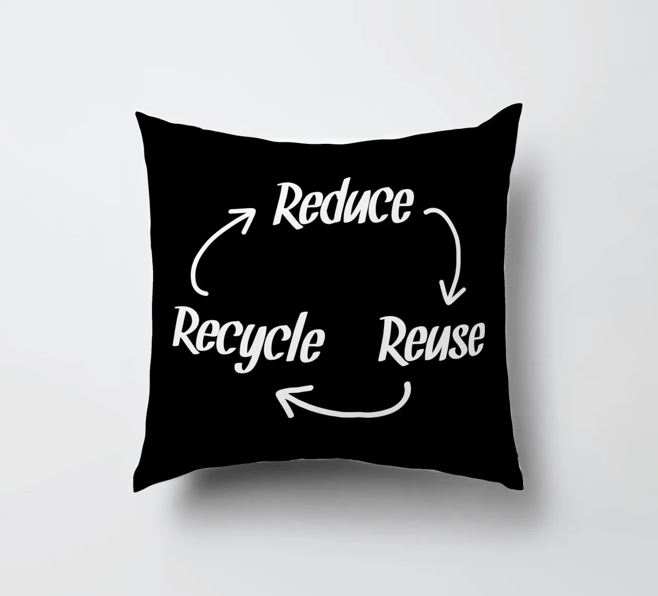 Reduce reuse recycle Kissen von greencitiesmovement
