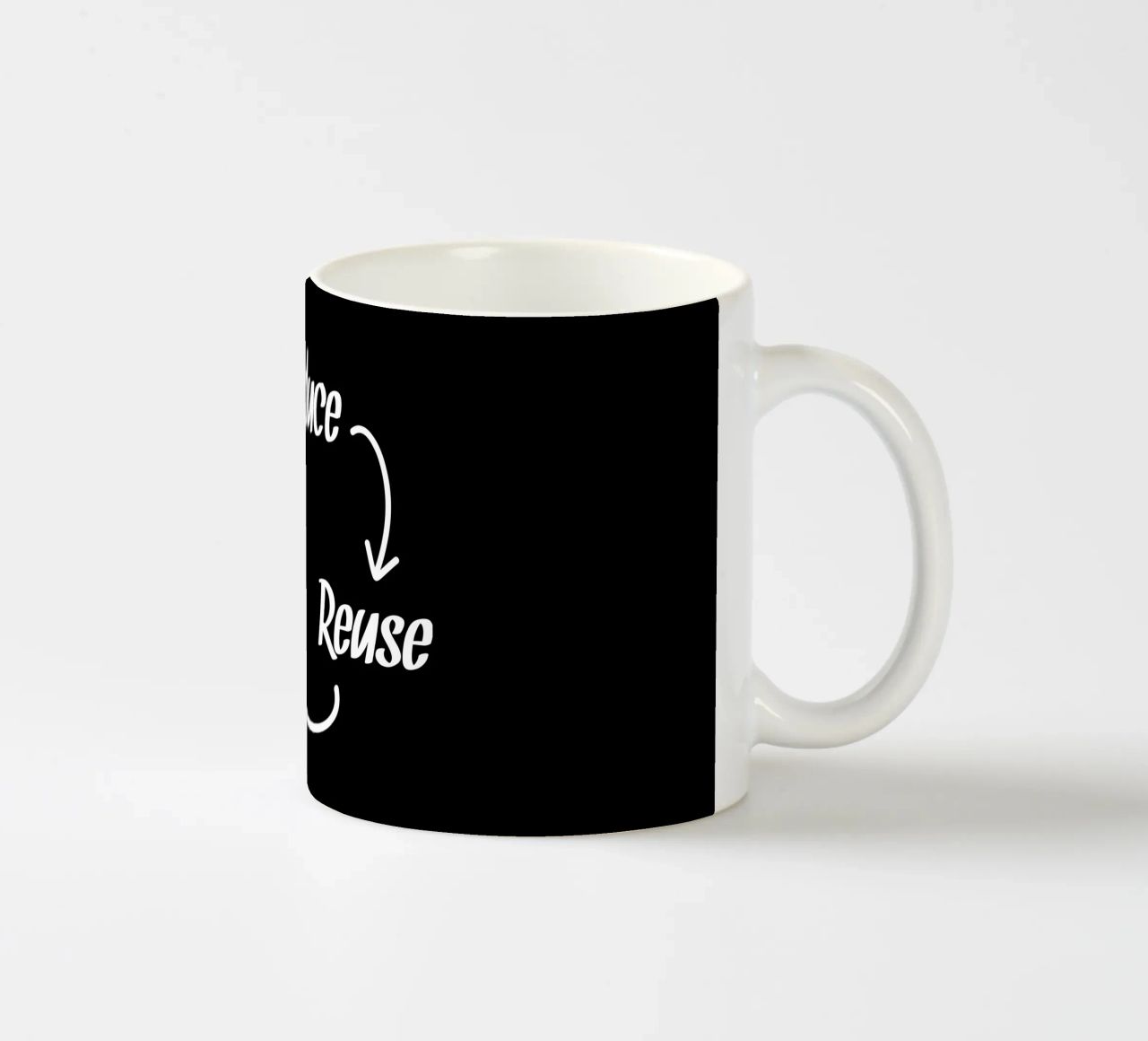 Reduce reuse recycle tazza in ceramica da greencitiesmovement