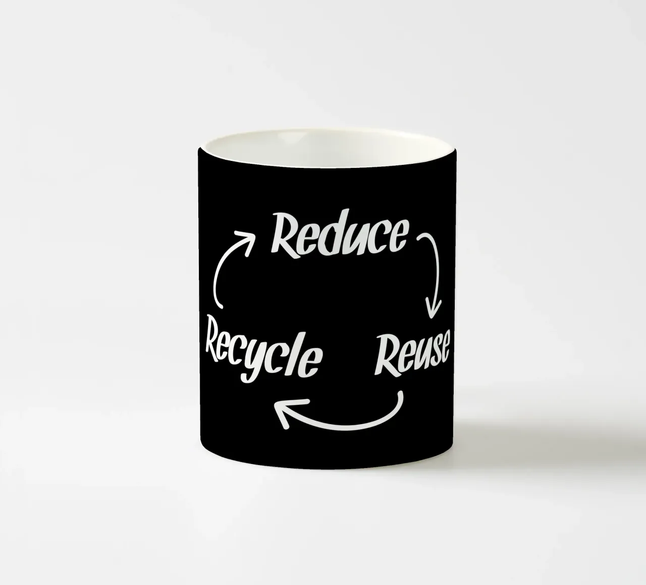 Reduce reuse recycle Keramik Tasse von greencitiesmovement