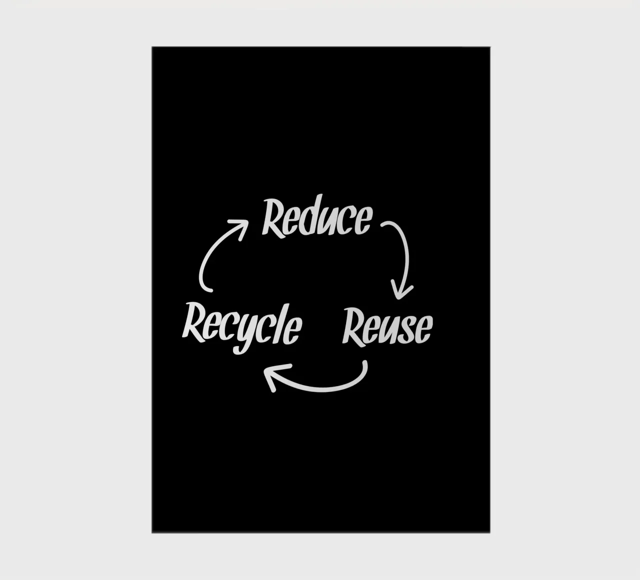 Reduce reuse recycle carnet de notes de greencitiesmovement