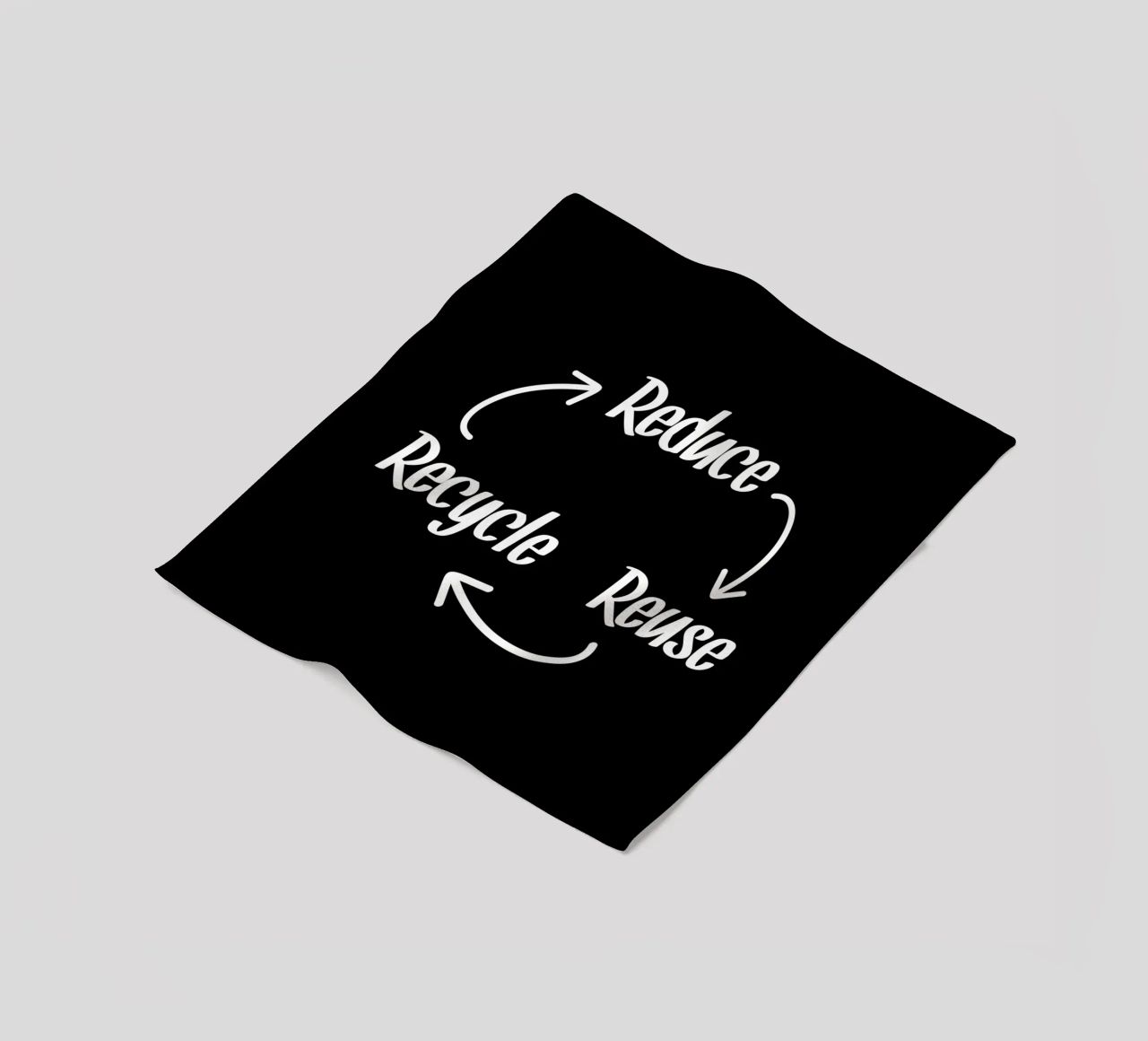 Reduce reuse recycle coperta in pile da greencitiesmovement