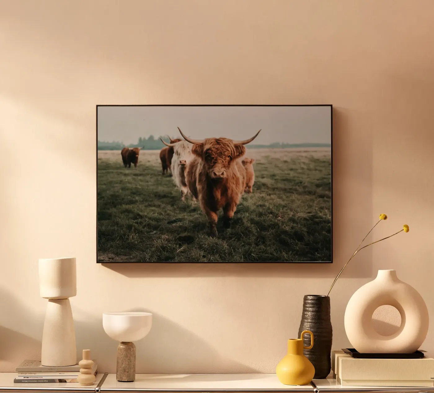 Highland Kühe 🐮 Acryl-Glas von Sibbershusum