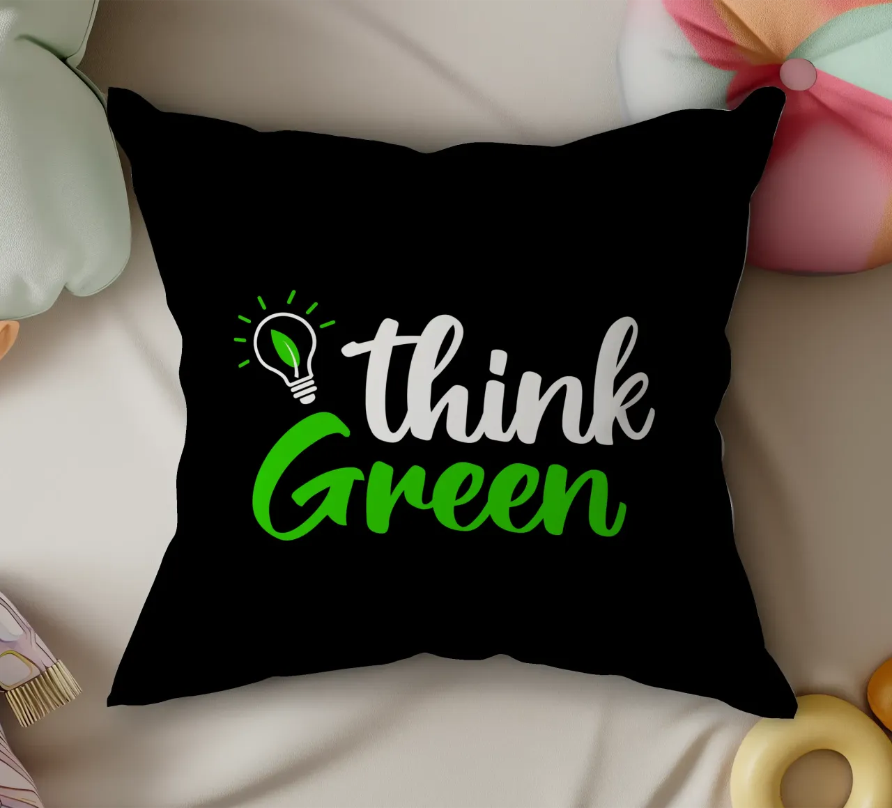 Think green cuscino da greencitiesmovement