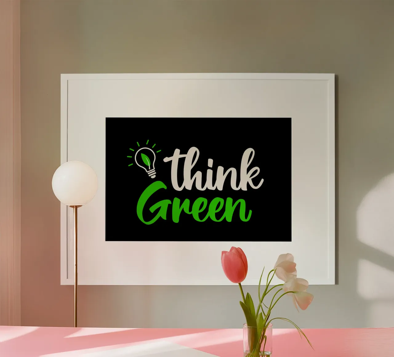 Think green poster da greencitiesmovement