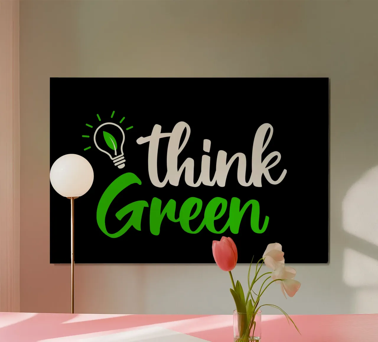 Think green poster da greencitiesmovement