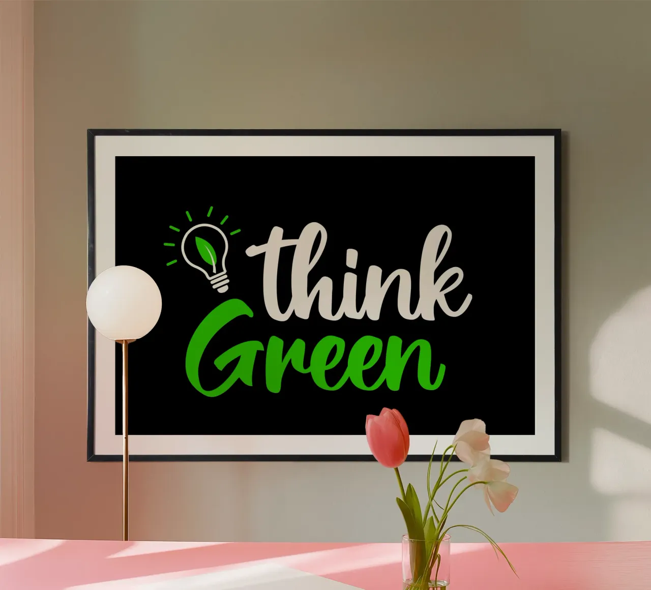 Think green poster da greencitiesmovement