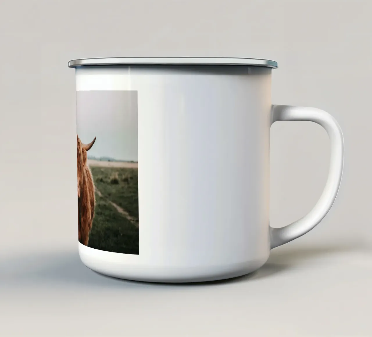 Ginnie - Bovini delle Highlands 🐮 tazza in smalto da Sibbershusum