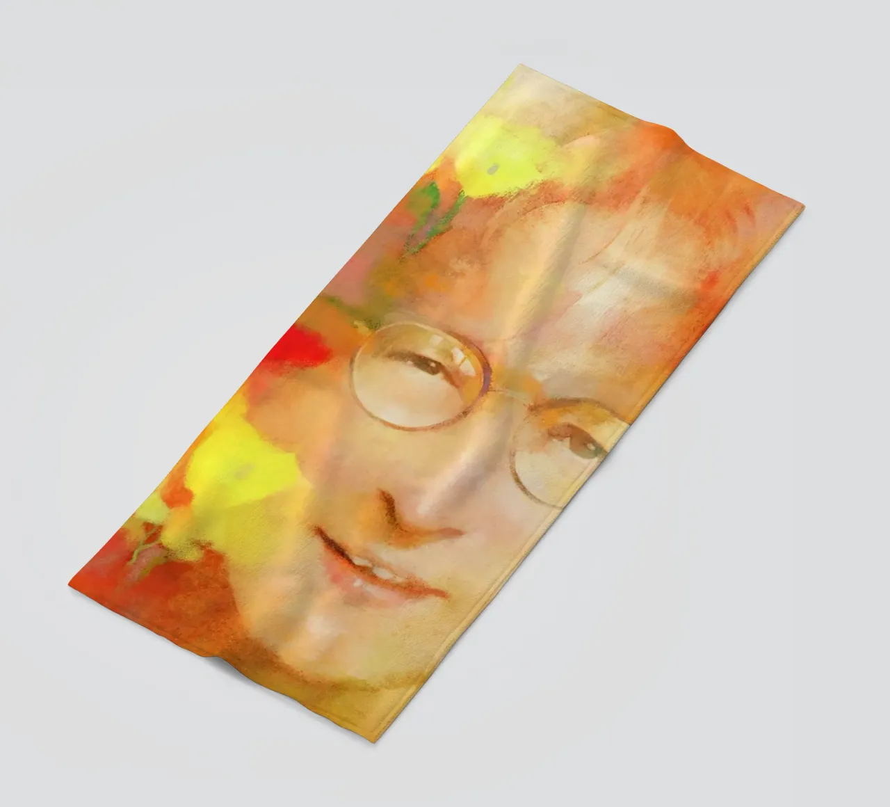 John Lennon - Sognatore di pace telo mare da Artascy Art