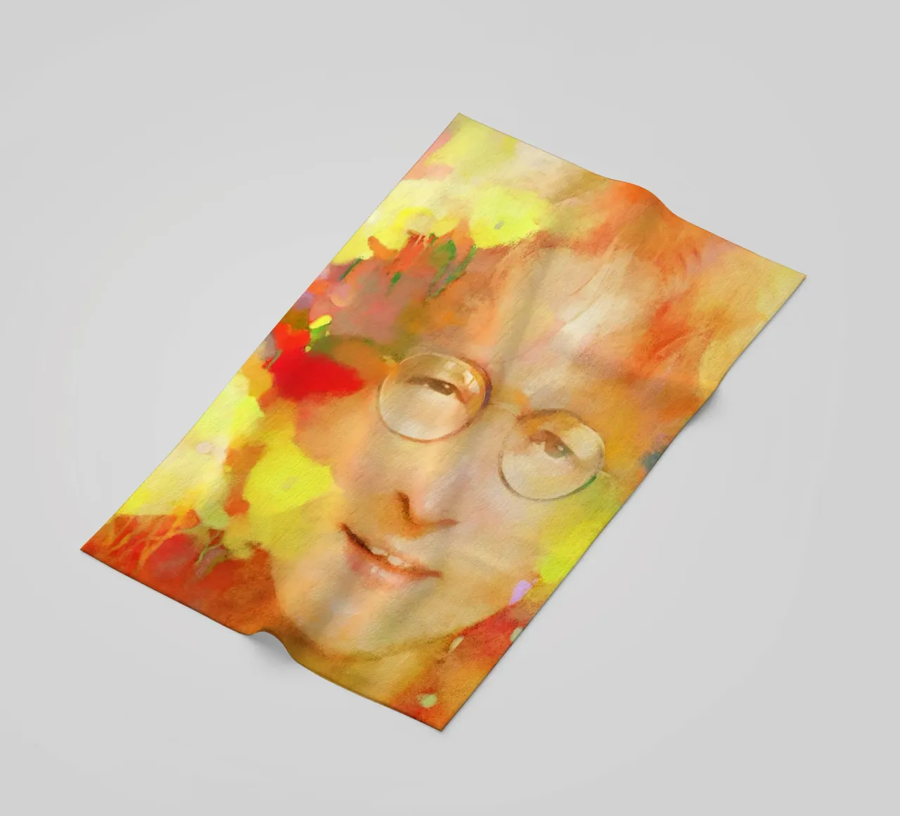 John Lennon - Sognatore di pace telo mare da Artascy Art