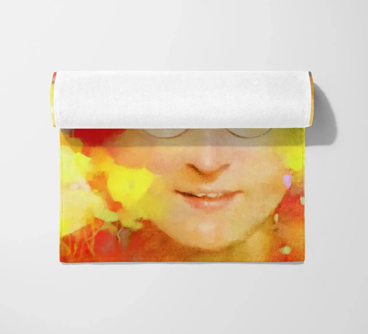 John Lennon - Sognatore di pace telo mare da Artascy Art