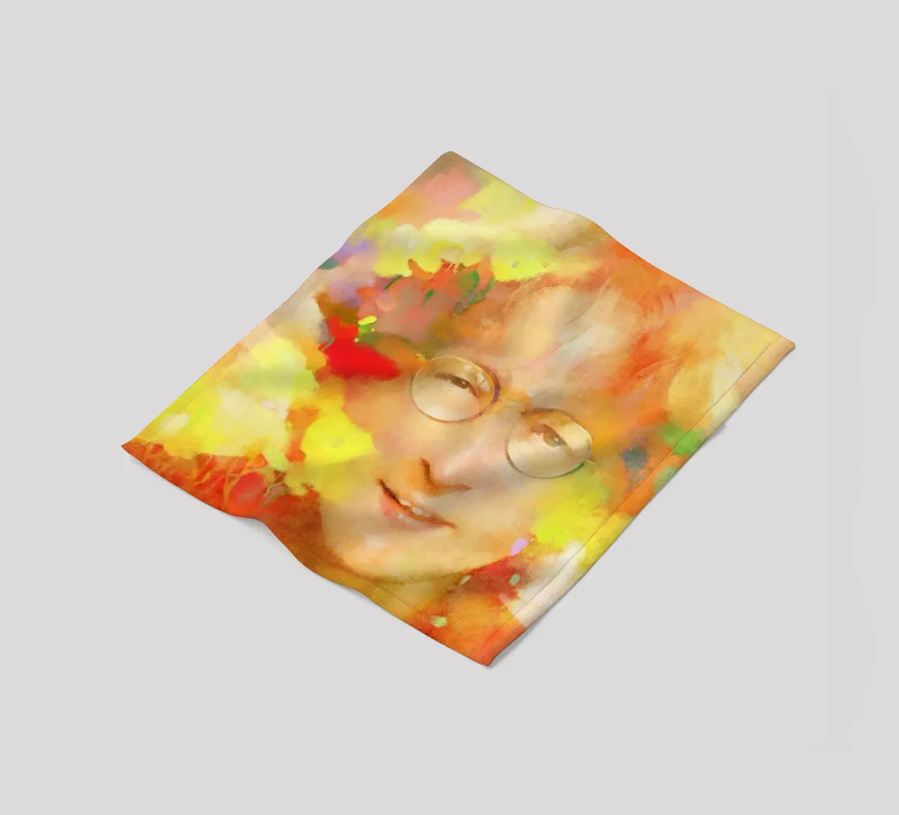 John Lennon - Sognatore di pace coperta in pile da Artascy Art