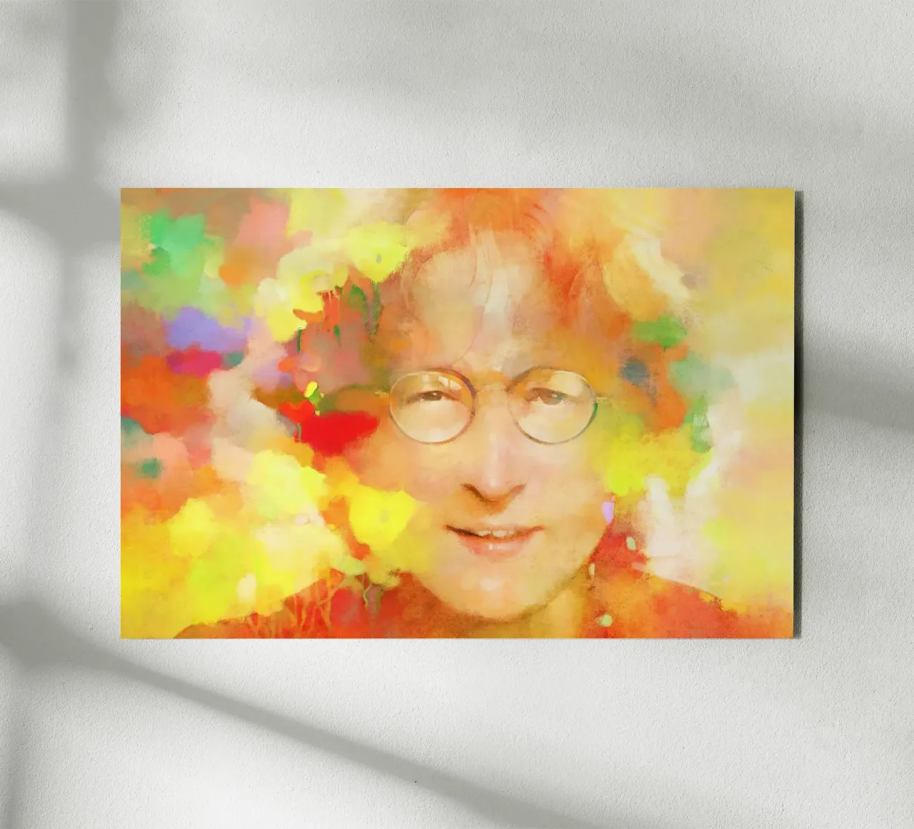 John Lennon - Sognatore di pace alluminio dibond da Artascy Art