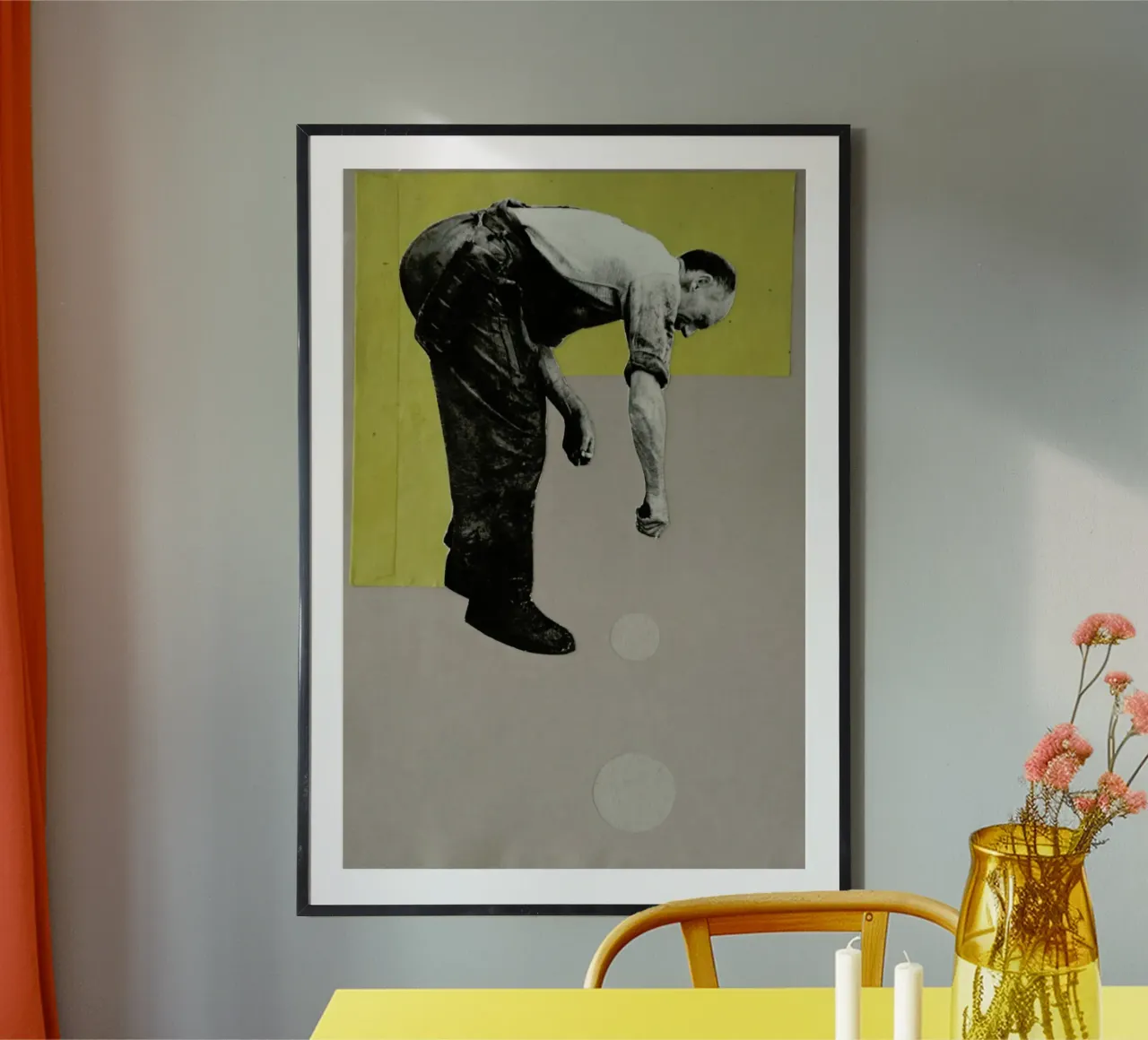 Scarpe ticinese poster con telaio in plastica da David Diehl