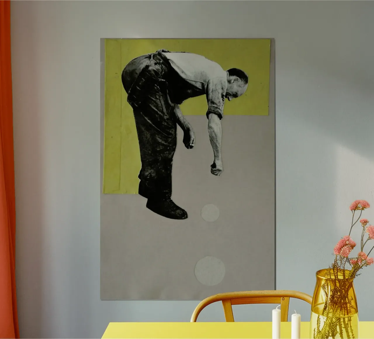 Scarpe ticinese poster con telaio in plastica da David Diehl
