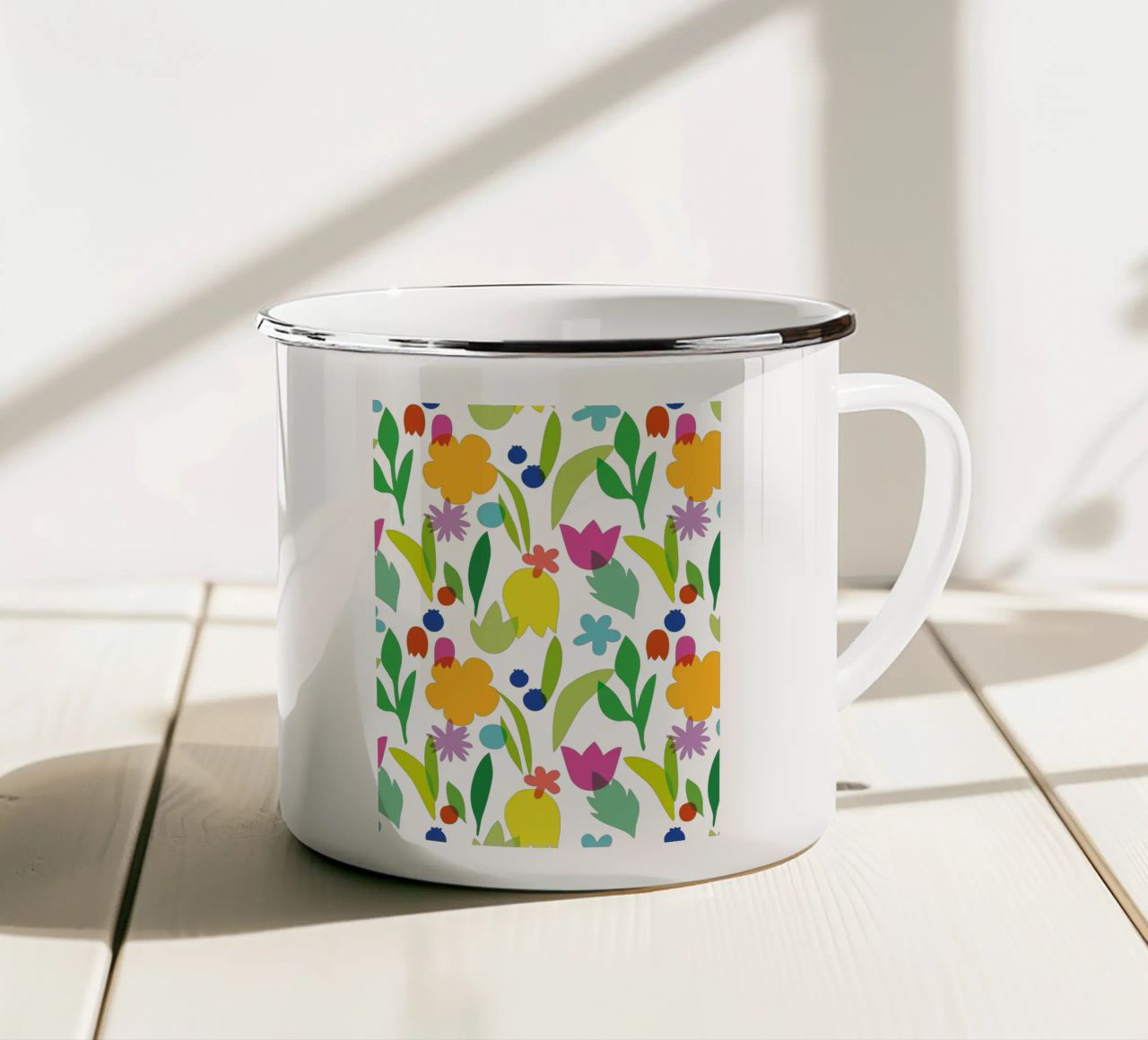 Wild and Free tazza in smalto da A Nordic Girl