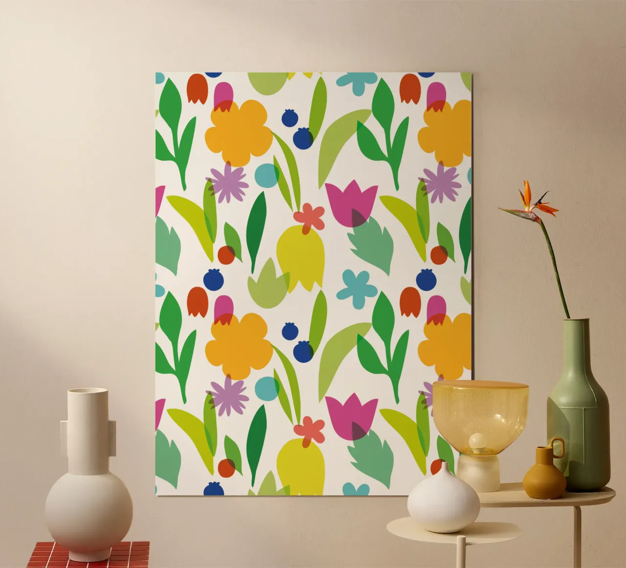 Wild and Free poster with aluminum frame by A Nordic Girl