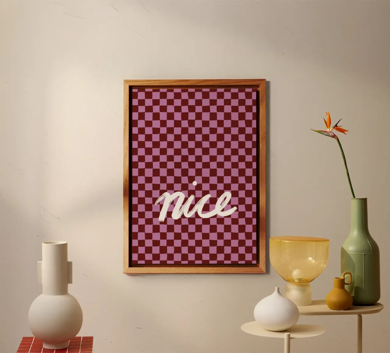 Nice check alluminio dibond da Studio ROSAGRAU