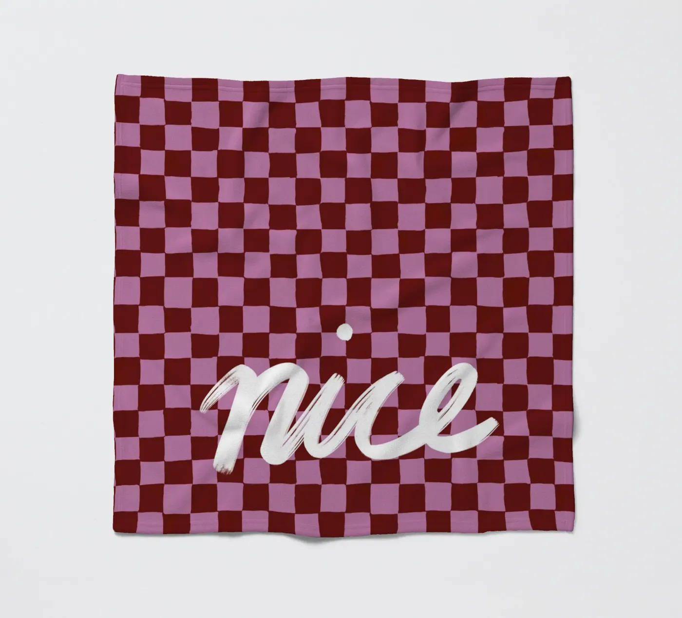 Nice check Fleecedecke von Studio ROSAGRAU