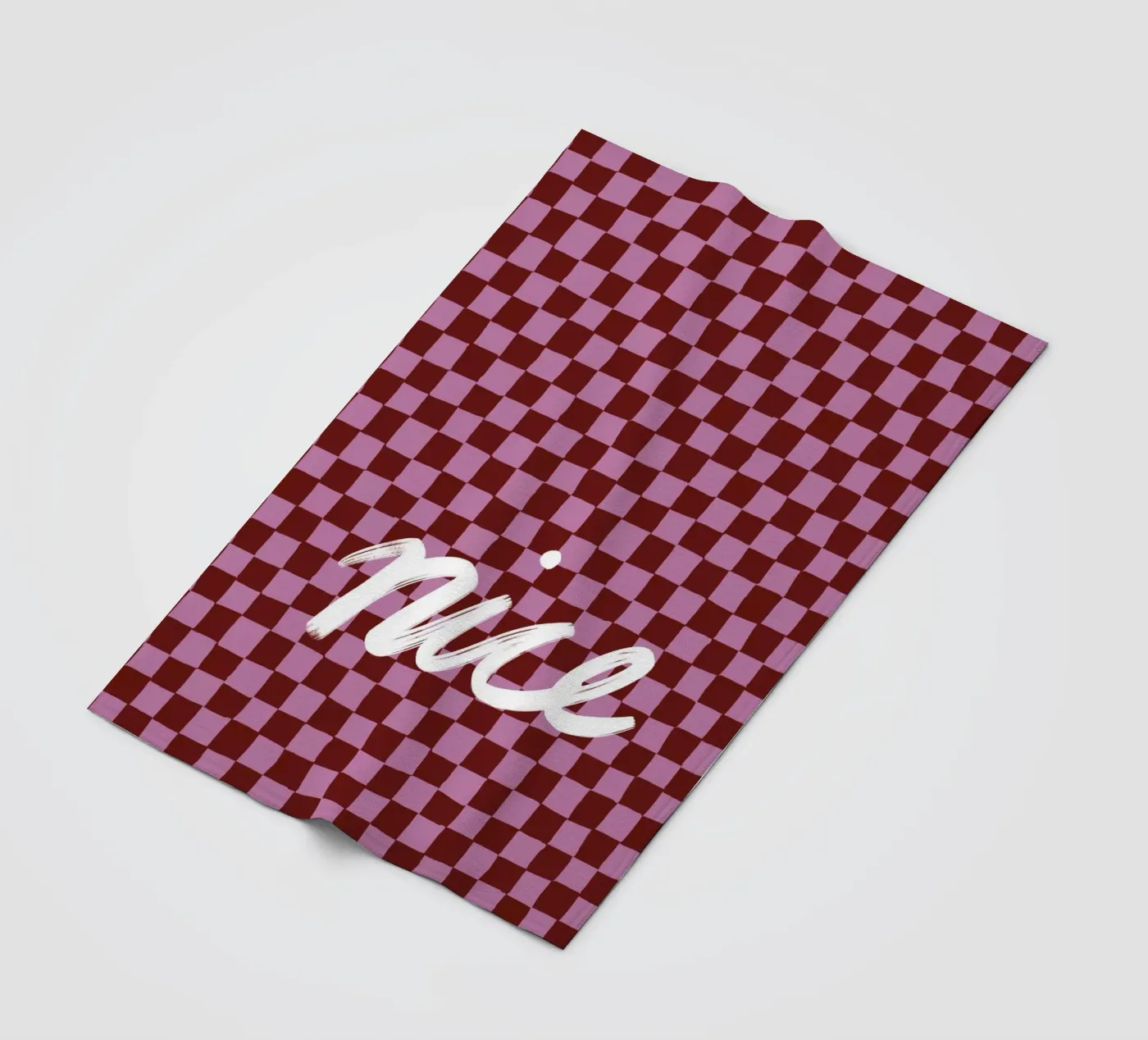 Nice check Fleecedecke von Studio ROSAGRAU