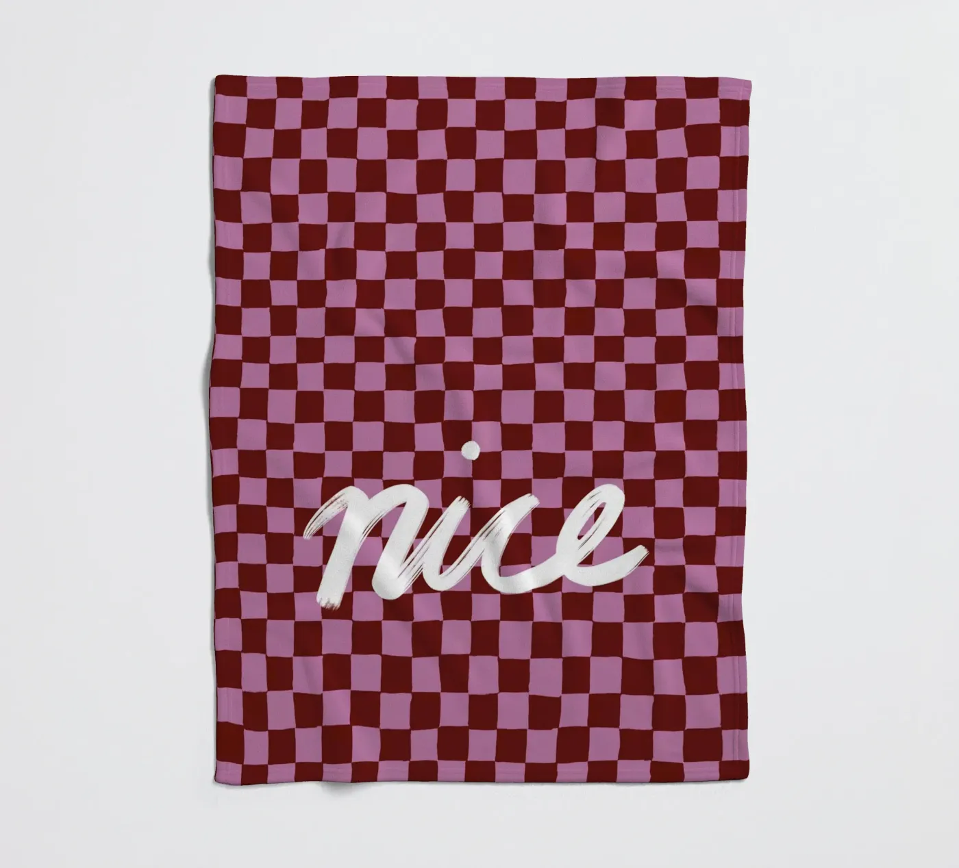 Nice check Fleecedecke von Studio ROSAGRAU