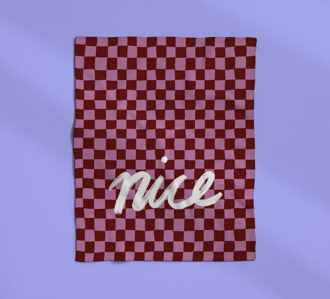 Nice check Fleecedecke von Studio ROSAGRAU