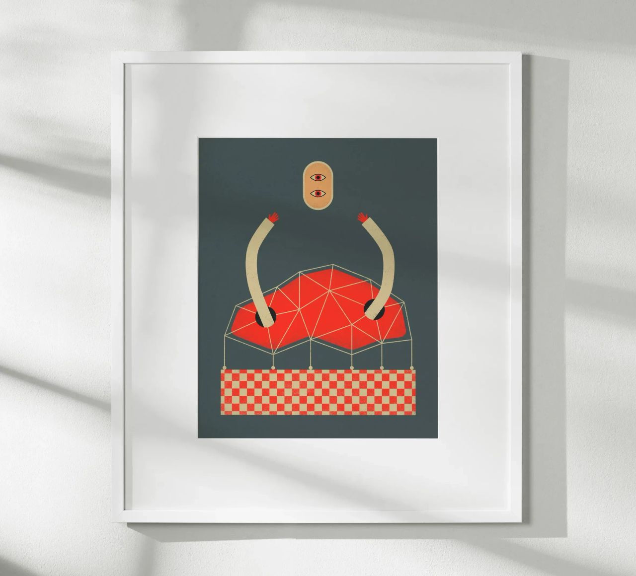 Schwimmender Kopf Poster von Jazzberry Blue