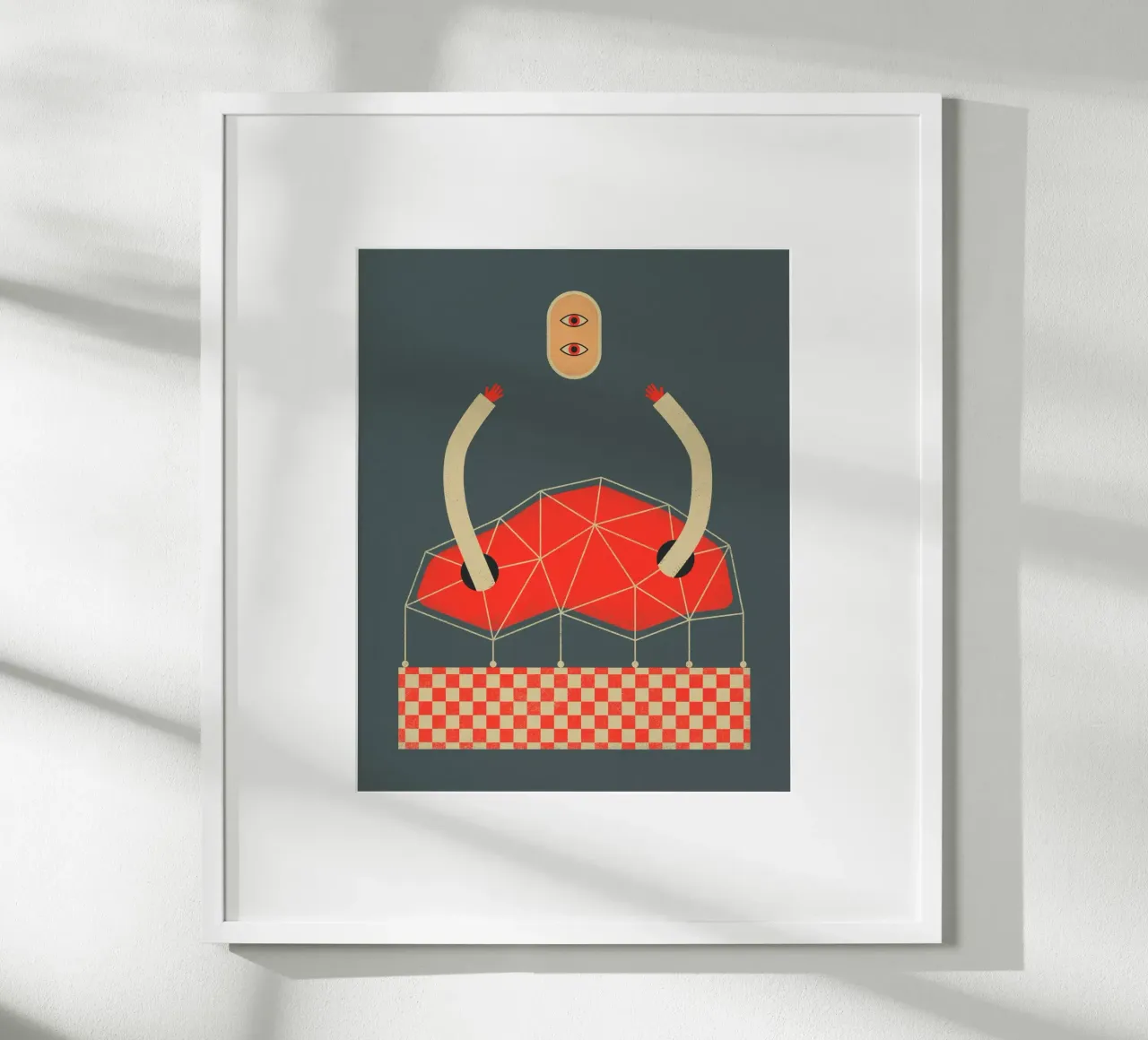 Floating Head poster by Jazzberry Blue