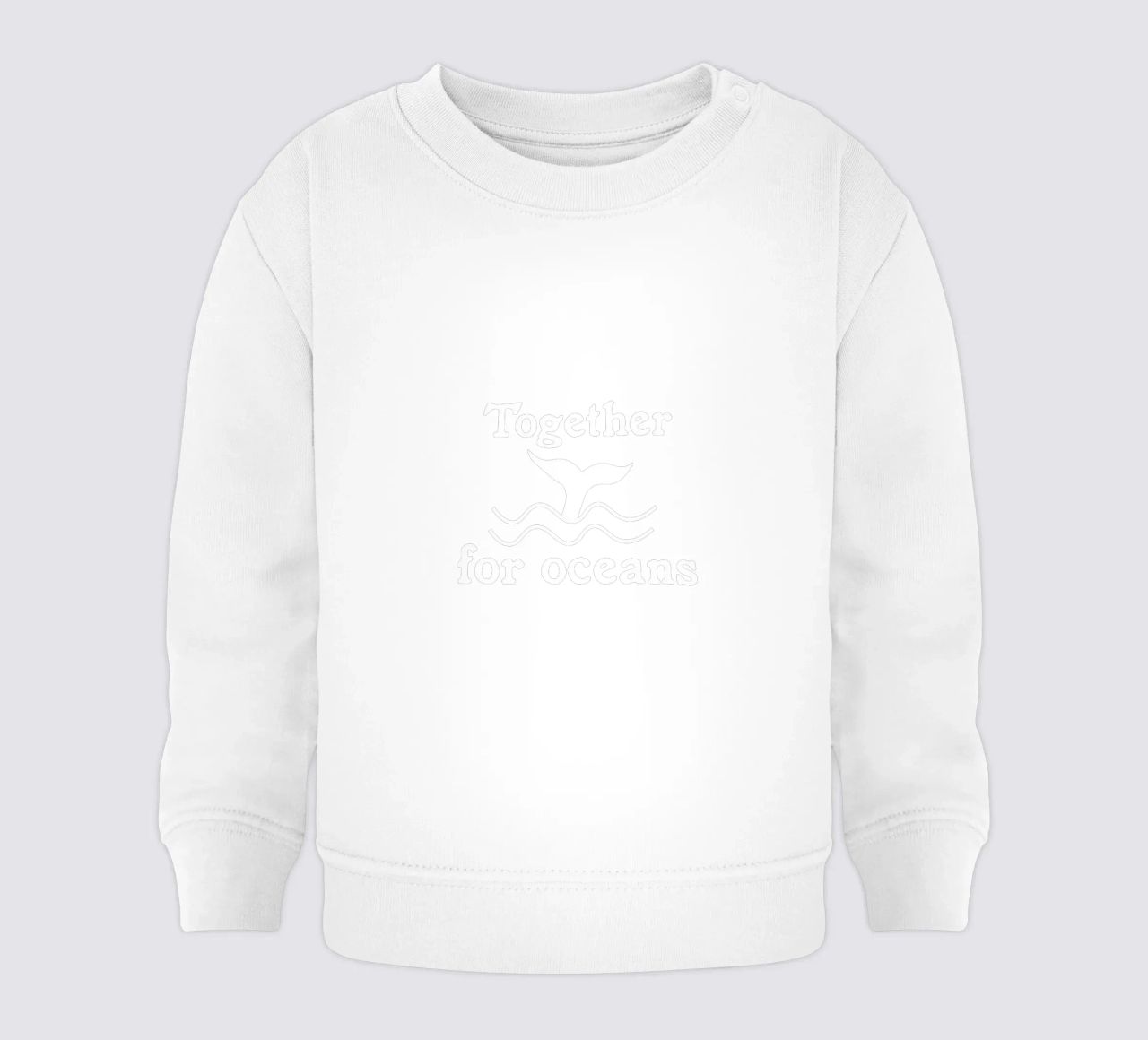 Together for oceans felpa neonato da greencitiesmovement