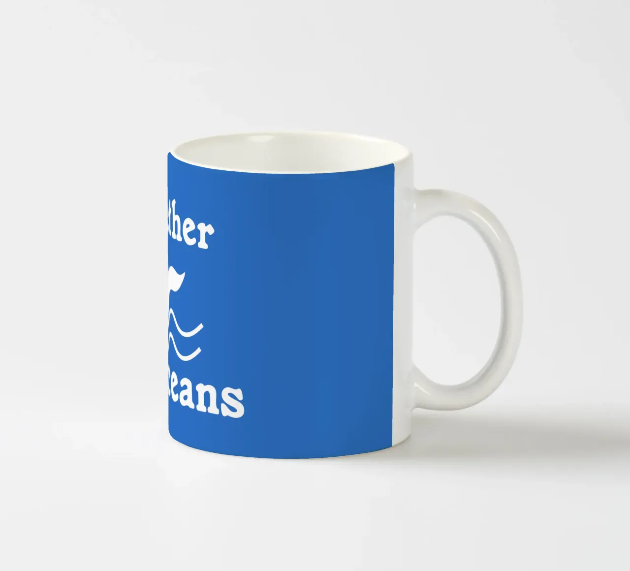 Together for oceans tazza in ceramica da greencitiesmovement