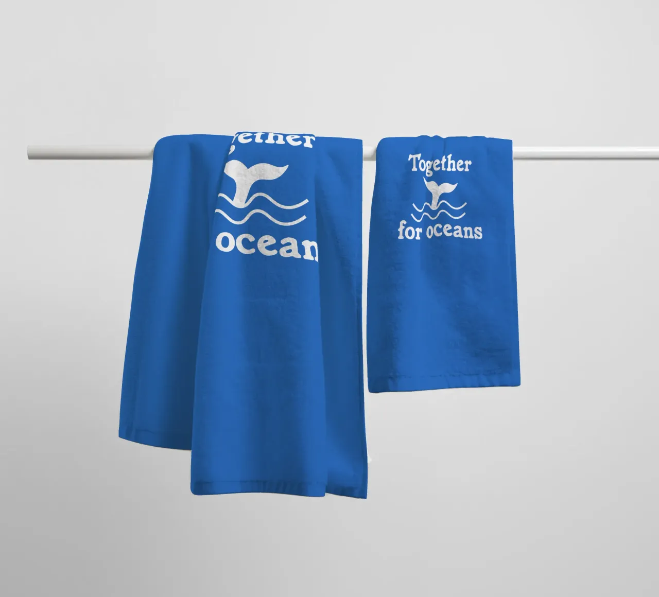 Together for oceans asciugamano da bagno da greencitiesmovement