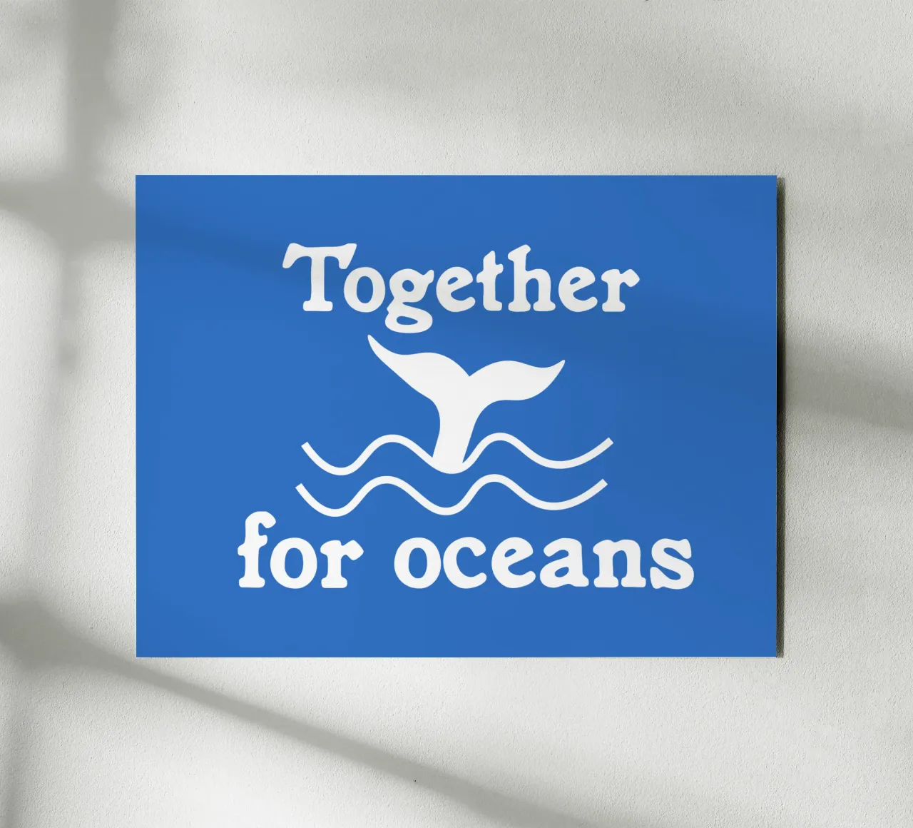 Together for oceans alluminio dibond da greencitiesmovement