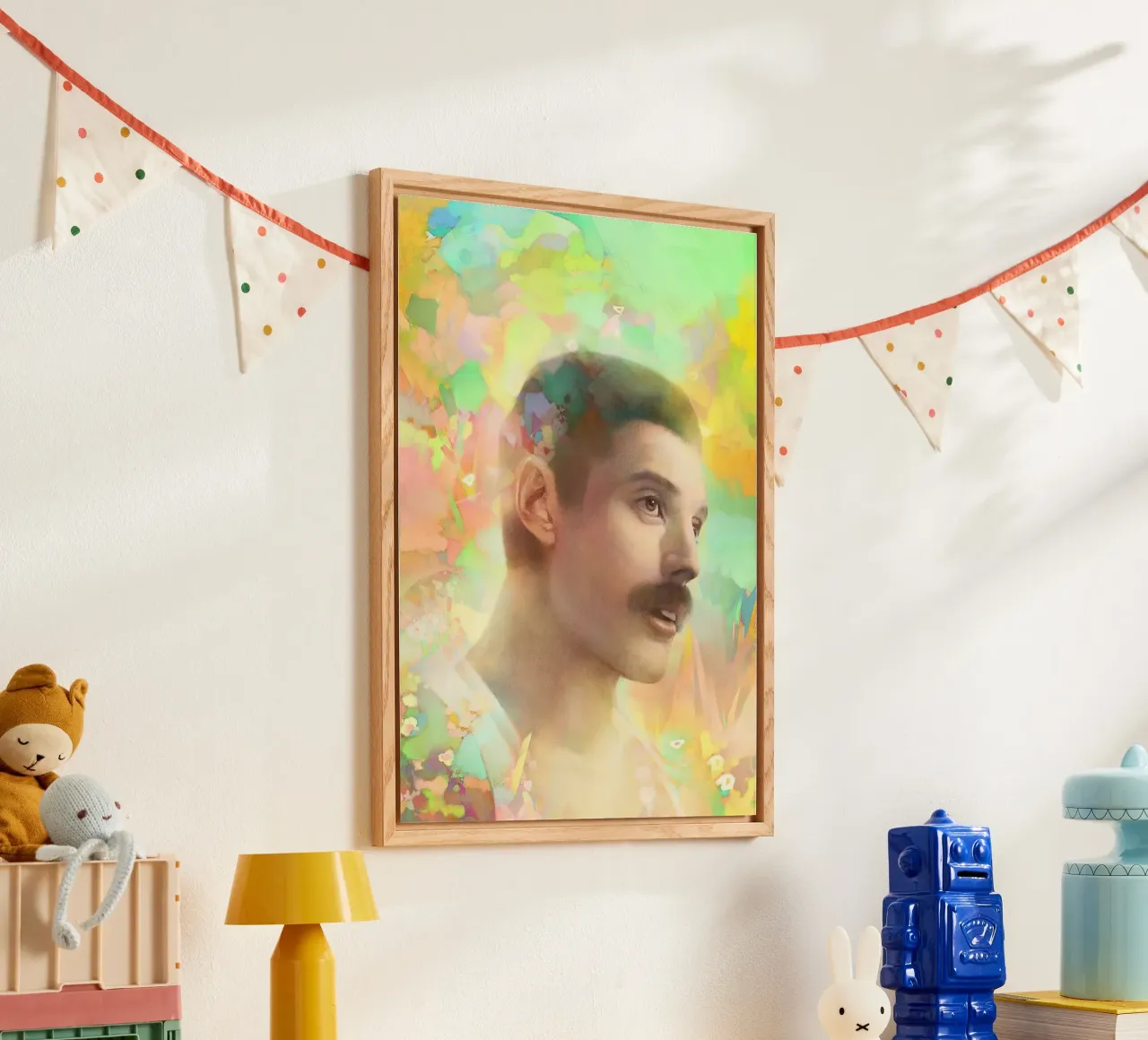 Freddie Mercury - Un showman sin disculpas metacrilato de Artascy Art