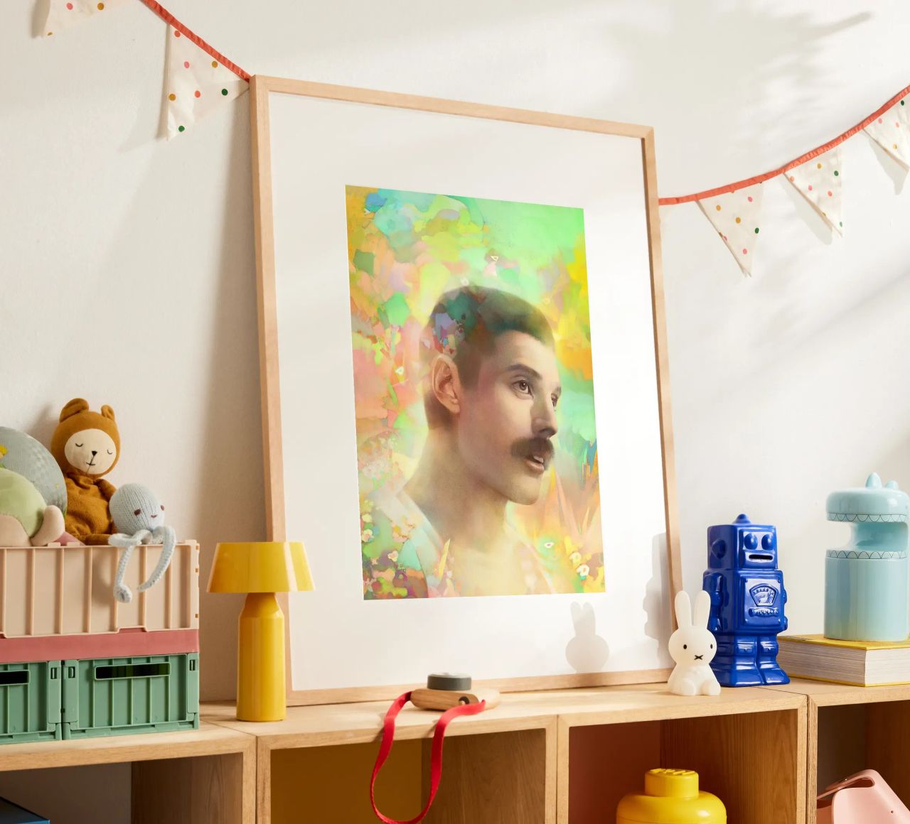 Freddie Mercury - Unverfrorener Showman Poster von Artascy Art