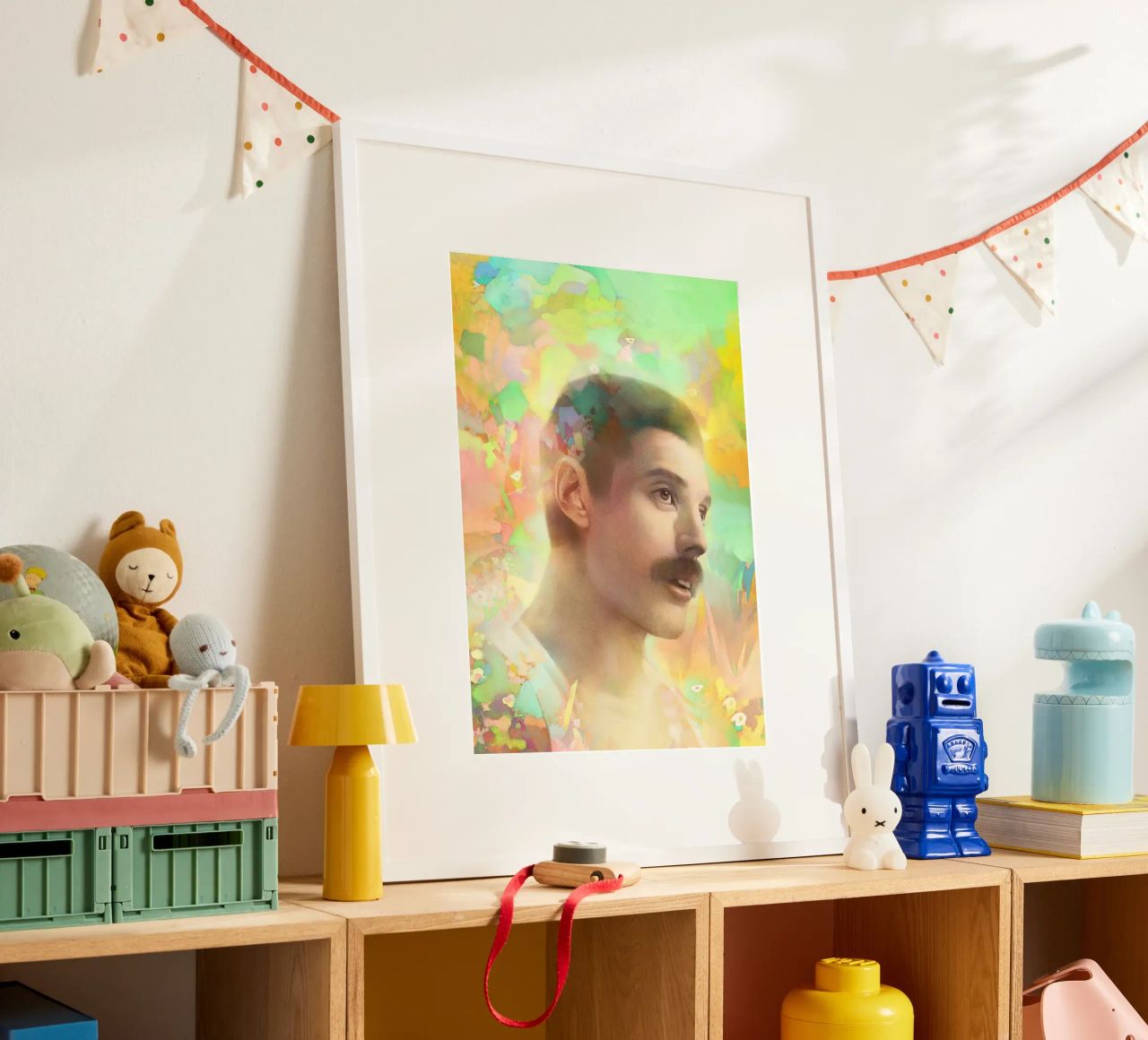 Freddie Mercury - Unverfrorener Showman Poster von Artascy Art