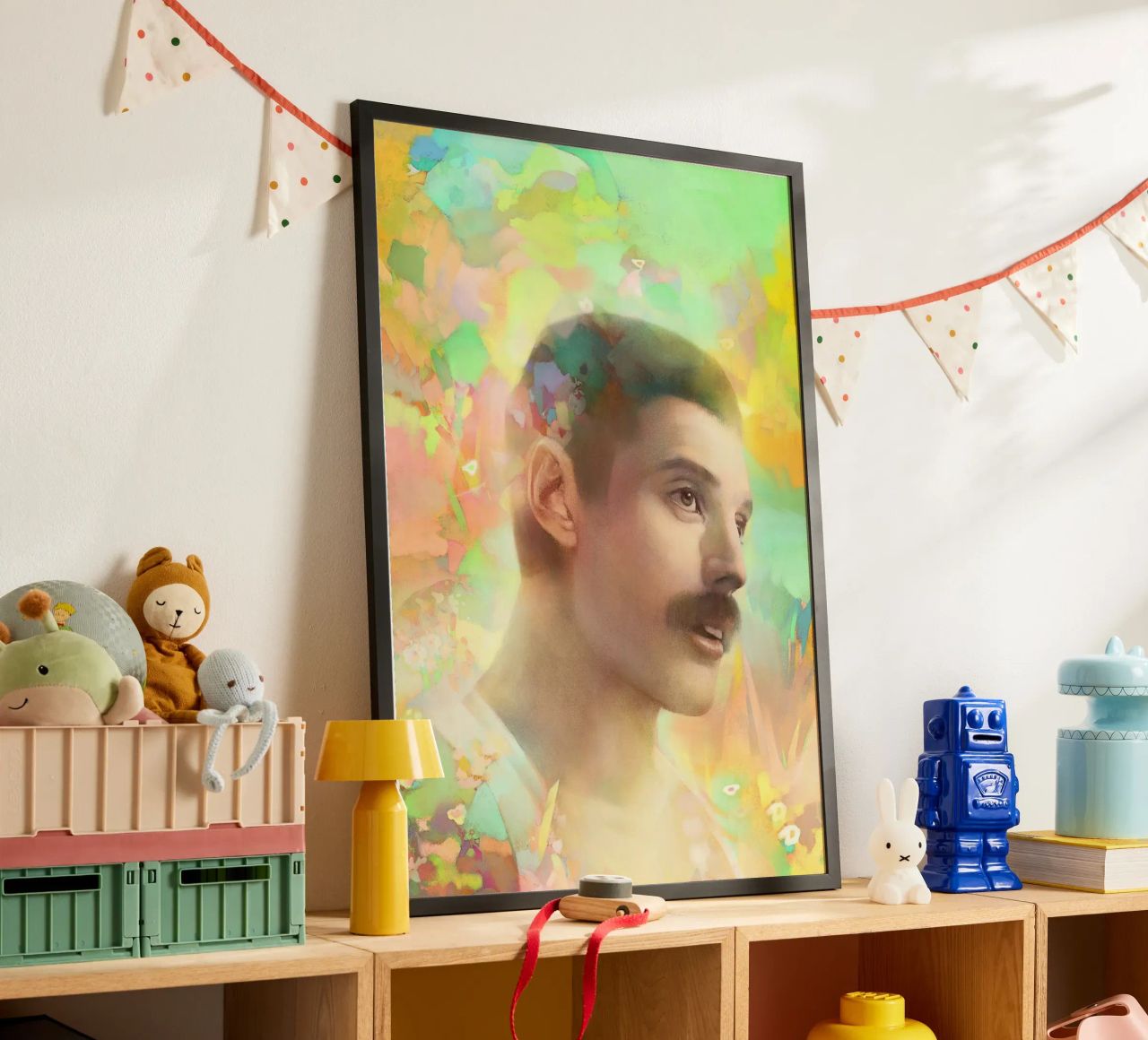 Freddie Mercury - Unverfrorener Showman Poster von Artascy Art