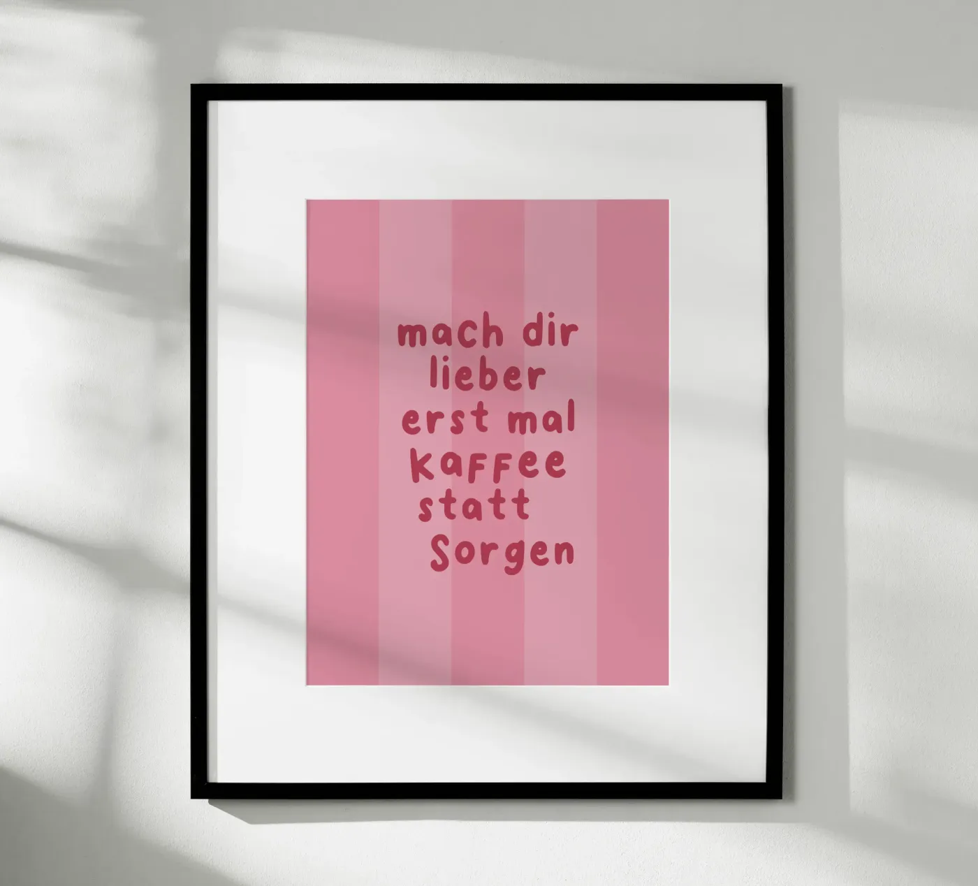 Kaffee Liebe poster da we line studio - art