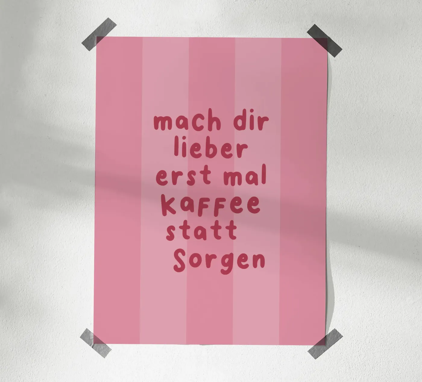 Kaffee Liebe poster da we line studio - art
