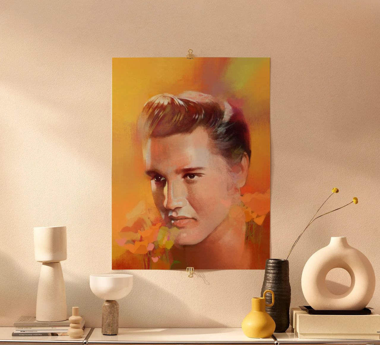 Elvis Presley - A Lonely King poster by Artascy Art