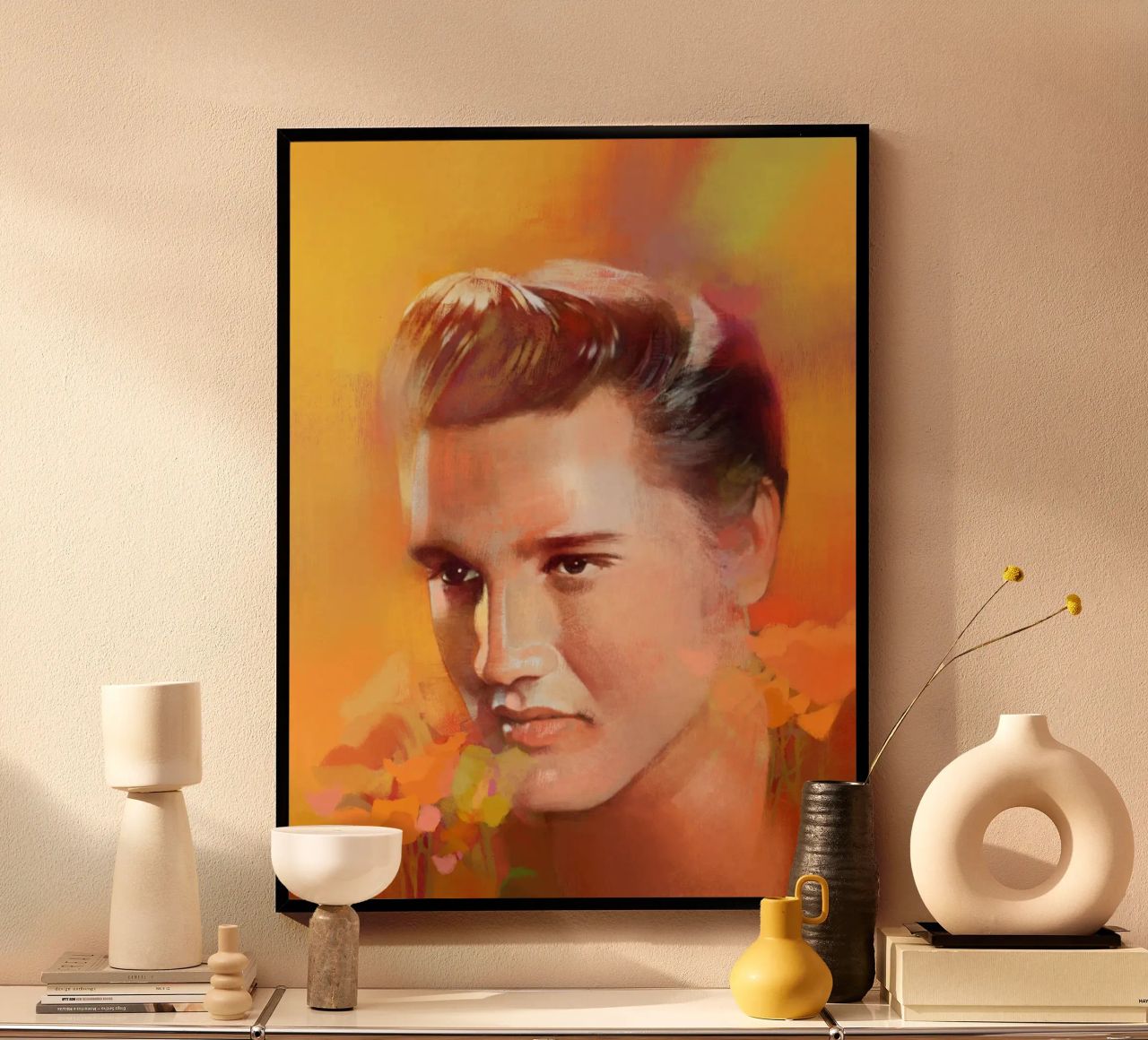 Elvis Presley - A Lonely King poster by Artascy Art