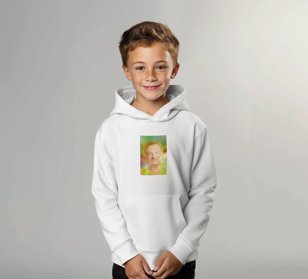 Robin Williams - Risate tragiche felpa bambino con cappuccio da Artascy Art