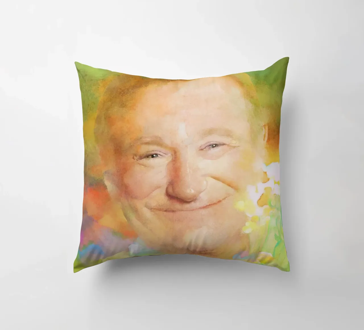 Robin Williams - Risate tragiche cuscino da Artascy Art