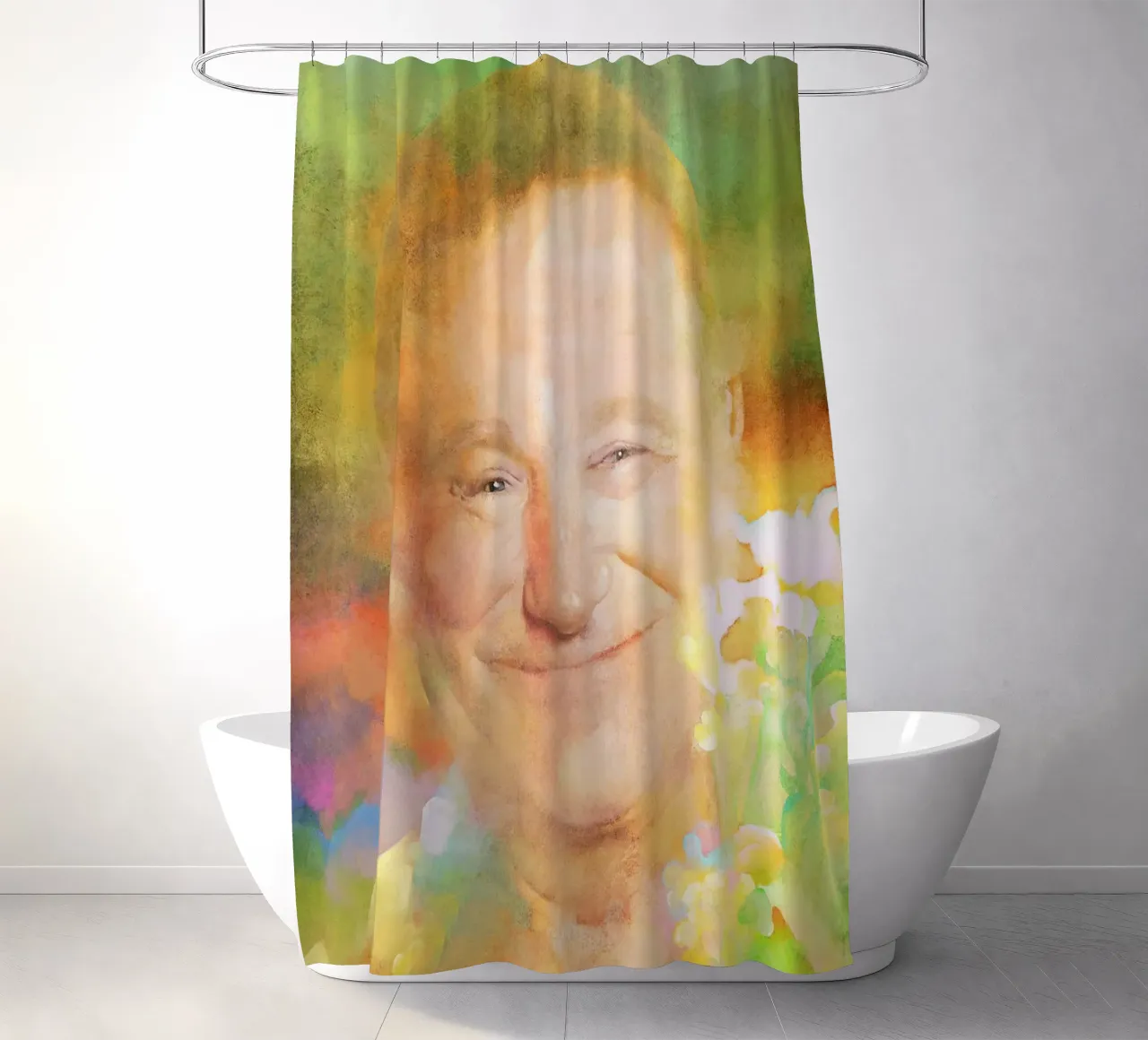 Robin Williams - Risate tragiche tenda da doccia da Artascy Art