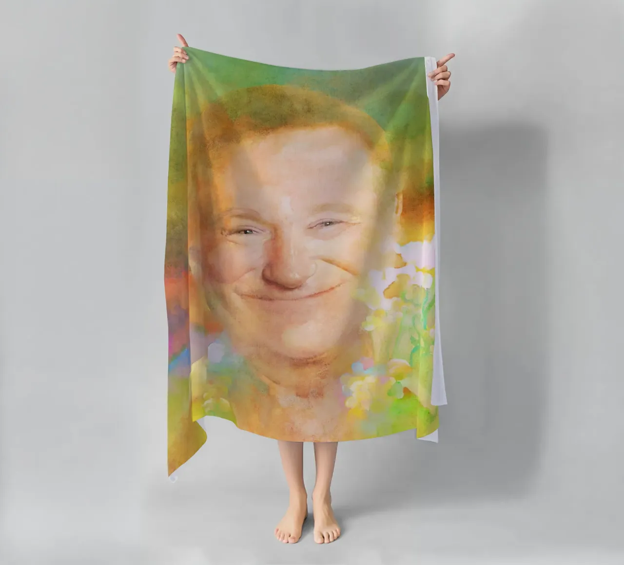 Robin Williams - Risate tragiche telo mare da Artascy Art