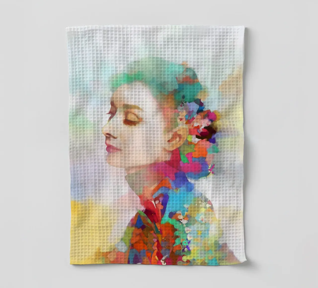 Audrey Hepburn - L'élégance intemporelle torchon de Artascy Art