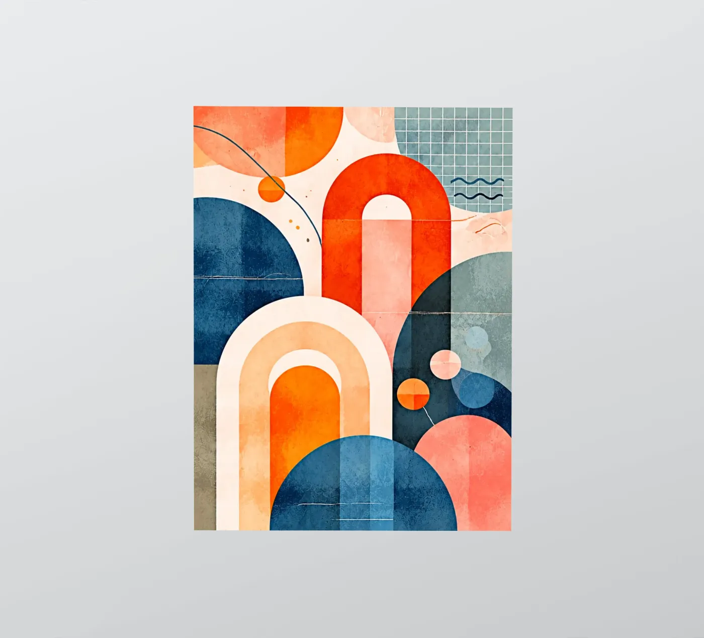 Forms in harmony sticker by Forméa Art Studio