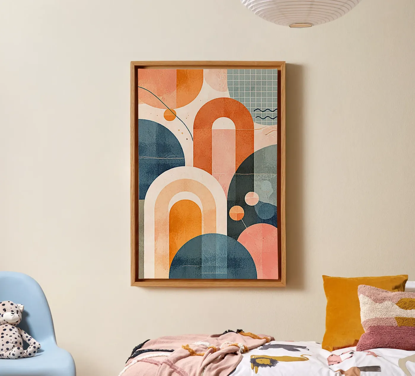 Forms in harmony canvas by Forméa Art Studio